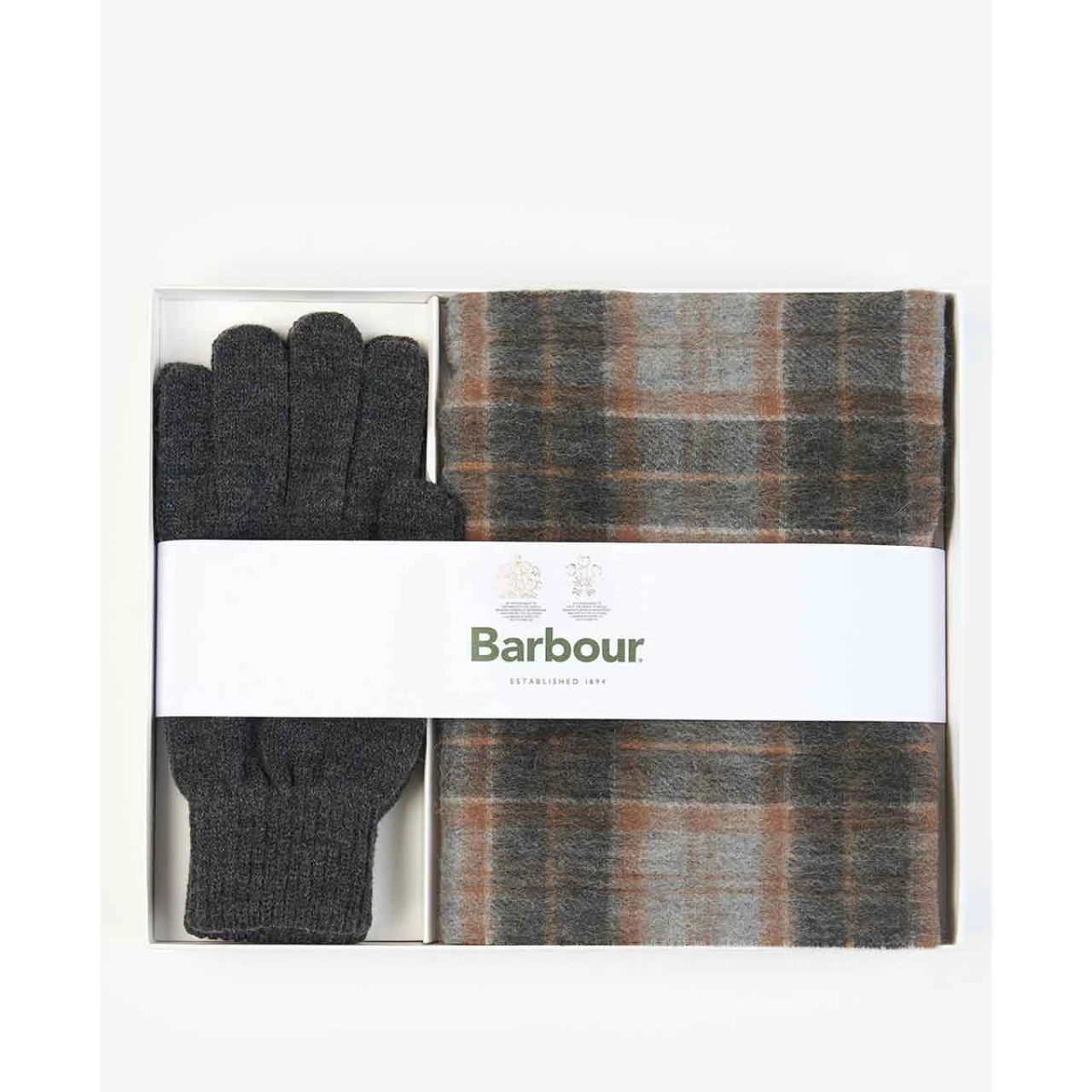 Σετ δώρου ανδρικά αξεσουάρ Tartan Scarf & Glove Gift Set - BARBOUR -  Antoniadis Stores