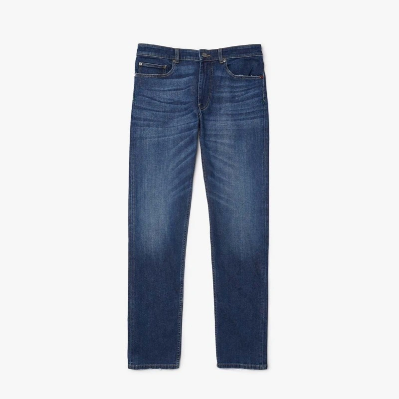 Ανδρικό τζιν παντελόνι LACOSTE Men's Slim Fit Stretch Cotton Denim Jeans -  5@3HH2704 - Antoniadis Stores