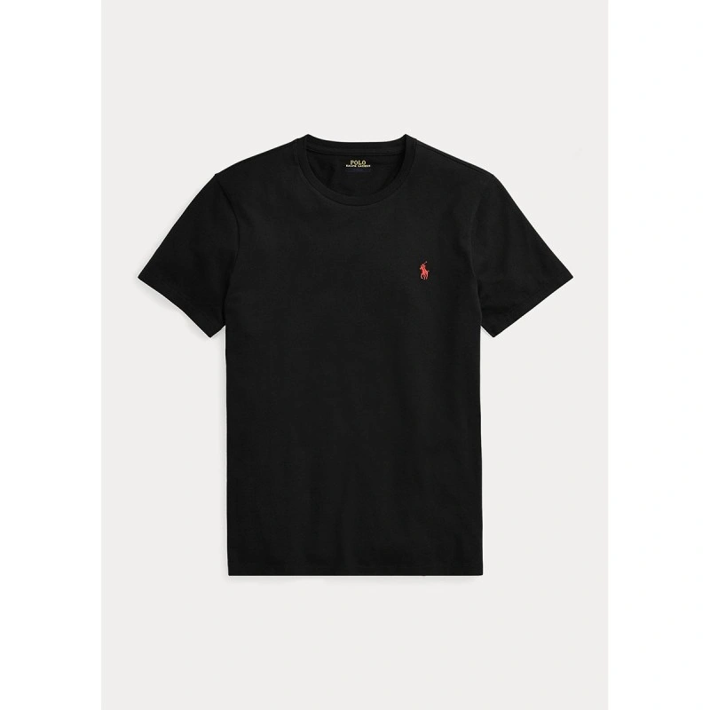 Ανδρική t-shirt μπλούζα Custom Slim Fit Short Sleeve -T-Shirt -  5@710680785001 - POLO RALPH LAUREN - Antoniadis Stores