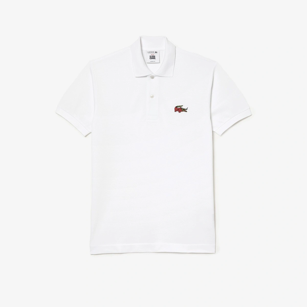 Ανδρική συλλεκτική πόλο μπλούζα Men's Lacoste x Netflix Organic Cotton Polo  - 3PH7057 - LACOSTE - Antoniadis Stores