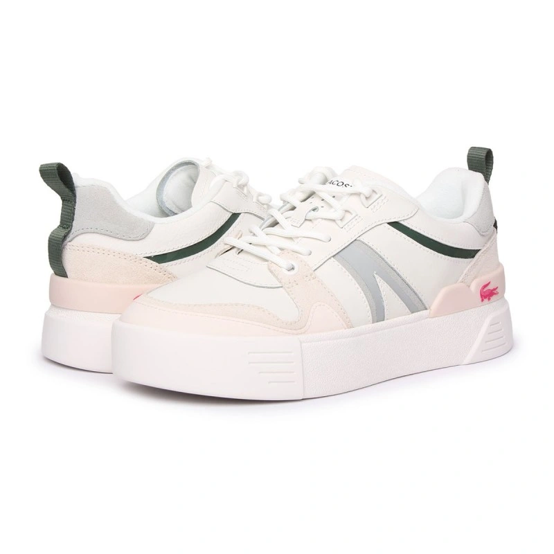 Γυναικείο παπούτσι Women's Lacoste L002 White Grey Pink Sneakers -  37-46CFA002314X - LACOSTE - Antoniadis Stores