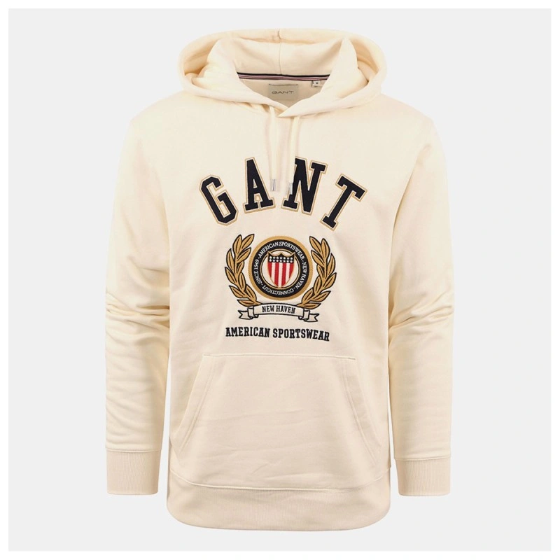 Ανδρική μπλούζα φούτερ Gant ανδρική μπλούζα φούτερ με κουκούλα και graphic  logo print Regular Fit - 3G2006069 - GANT - Antoniadis Stores