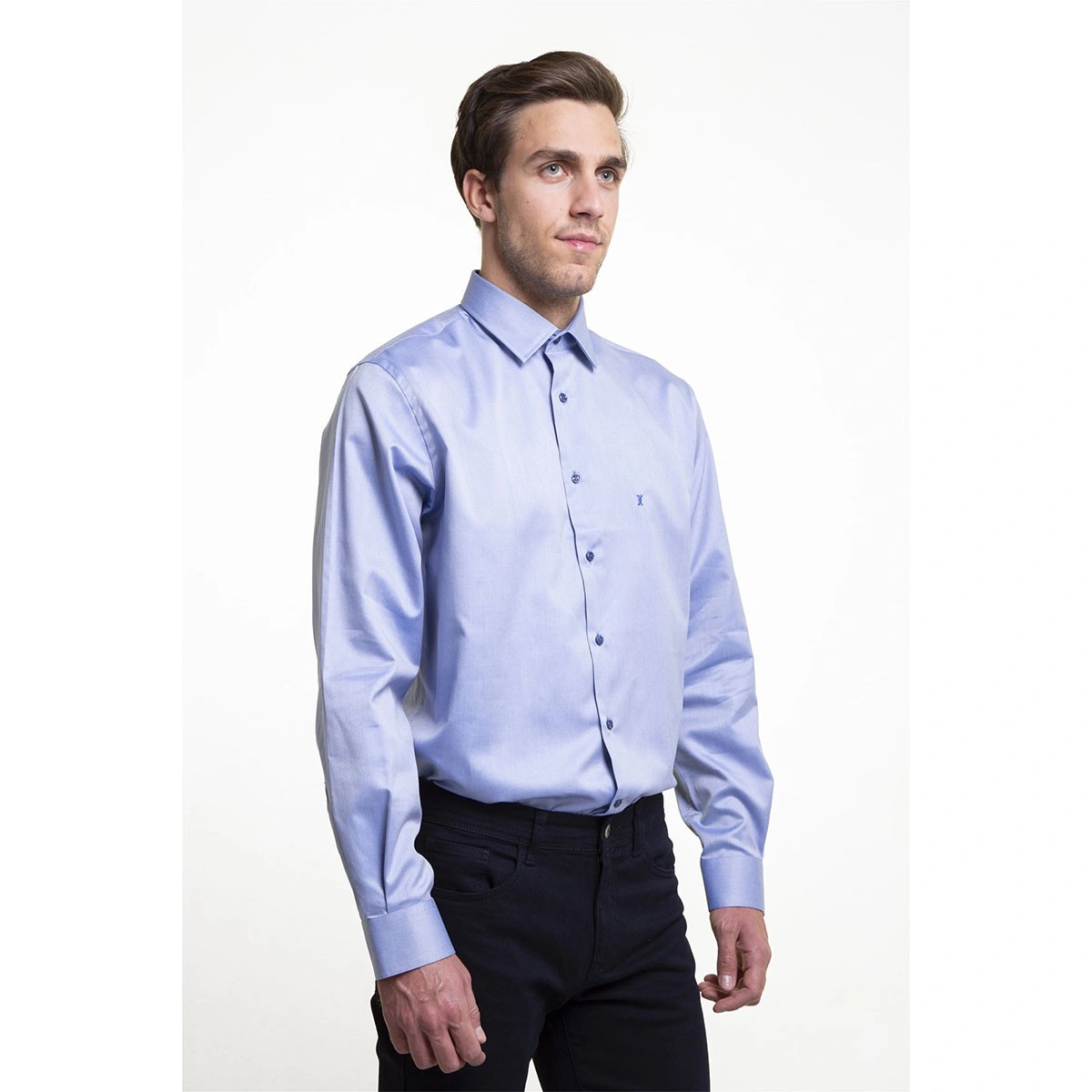 Ανδρικό πουκάμισο TWILL CUSTOM FIT - 3AMP2143 - THE BOSTONIANS - Antoniadis  Stores